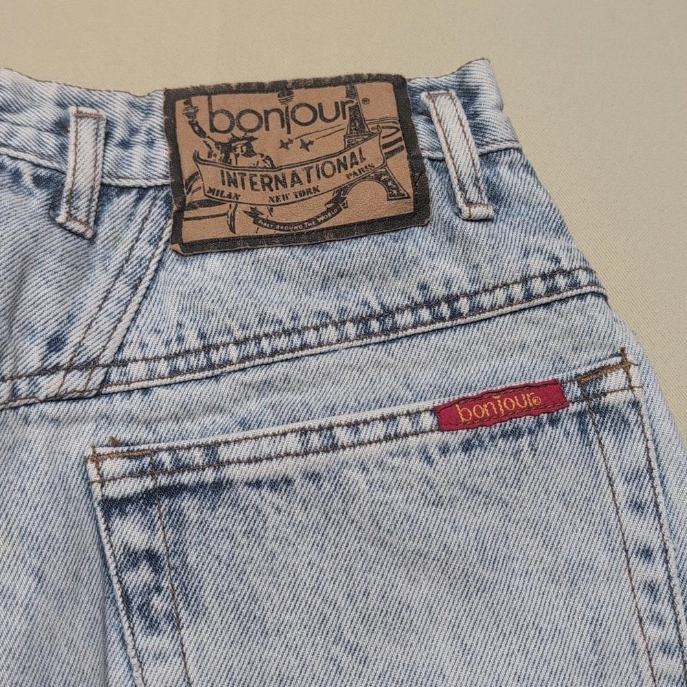 Vintage Bonjour High‎ Waisted Relaxed Fit Tappered Leg Mom Jean Size 7/8 0033 - Picture 7 of 7